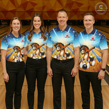 Load image into Gallery viewer, Funny Horse Bowling Jersey for Men Custom Bowling Team Shirts Bowling League Polo &amp; 1/4 Zip HNT182