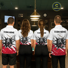 Load image into Gallery viewer, Four people wearing matching sports jerseys with 'Team Name' printed on the back in a casual setting.
