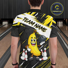Load image into Gallery viewer, Custom Funny Banana Bowling Shirt for Men Bowling League Bowling Team Shirts Bowling Uniform HNT336
