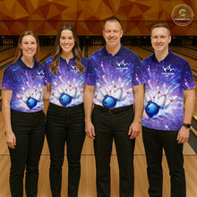 Load image into Gallery viewer, Custom Bowling Jersey for Men Bowling Uniform Polo &amp; 1/4 Zip Bowling Shirts for Bowler and Team HNT231