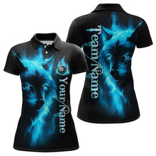 Load image into Gallery viewer, Custom Wolf 8 Ball Billiard Shirts for Women Billiard Team Shirts Billiard League Polo &amp; 1/4 Zip NNT97