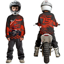 Load image into Gallery viewer, Custom Red Off-Road Quad Bike Shirt Extreme ATV Motocross Shirts Kid Men Women UPF30+ DNT79