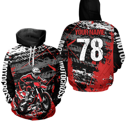 Motocross Hoodie Dirt Bike Off Road Custom Motocross Hoodie Shirt for Men Women HOT24