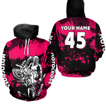 Load image into Gallery viewer, Custom Youth Motocross Hoodie for Kid Men Women Dirt Bike Hoodies Motorcycle Hoodie HOT30