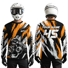 Load image into Gallery viewer, Orange ATV Motocross Shirts Kid Men Women Custom Quad Bike Off-Road Shirt UPF30+ DNT60