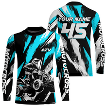 Load image into Gallery viewer, Turquoise ATV Motocross Shirts Kid Men Women Custom Quad Bike Off-Road Shirt UPF30+ DNT60