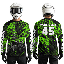 Load image into Gallery viewer, Custom Green ATV Motocross Shirts Kid Men Women Off-Road Quad Bike Shirt UPF30+ DNT61