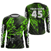 Load image into Gallery viewer, Custom Green ATV Motocross Shirts Kid Men Women Off-Road Quad Bike Shirt UPF30+ DNT61
