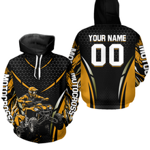 Load image into Gallery viewer, Personalized Orange ATV Motocross Hoodie Jersey Off-Road Hoodie Shirt for Kid Men Women HOT41