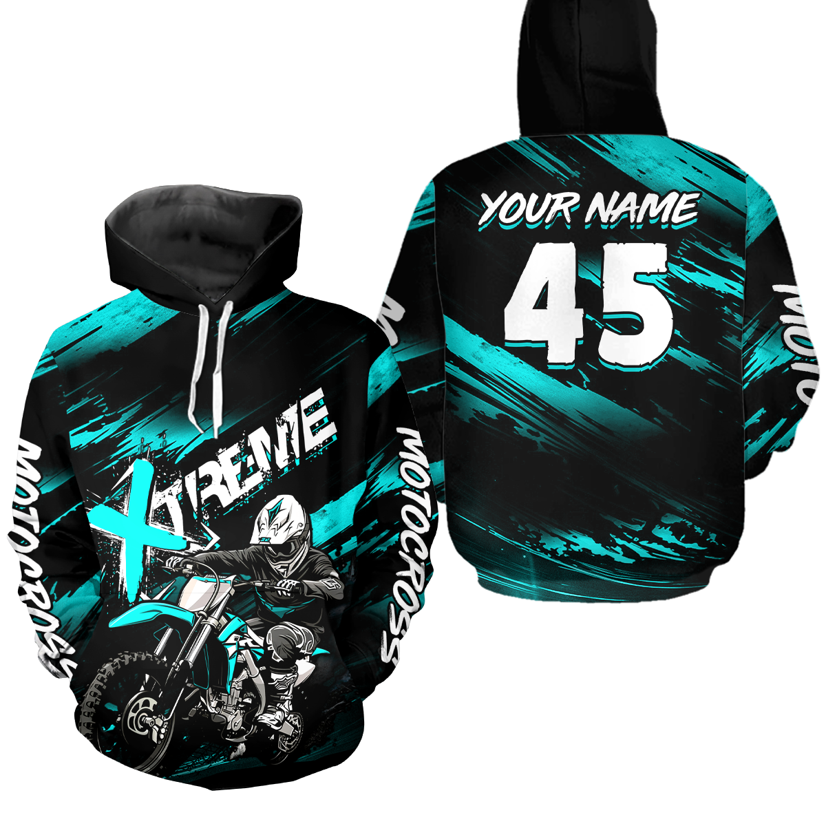 Motocross Racing Hoodie Custom Dirt Bike Off Road Motocross Hoodie Shirt for Men Women HOT22