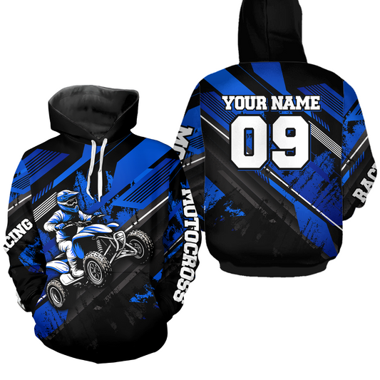 Youth ATV Motocross Hoodie Custom Off-Road Quad Bike Hoodie for Kid Men Women HOT06