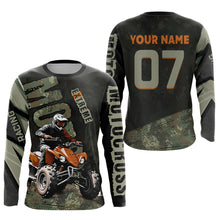 Load image into Gallery viewer, Camo Quad Bike Shirt For Adult&amp;Kids Custom ATV Motocross Jersey Retro Off-Road Extreme Quad Shirts Vintage NHN005