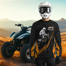 Load image into Gallery viewer, Personalized ATV Motocross Jersey For Adult &amp; Kids UPF30+ Orange Quad Bike Shirt Off-Road ATV MX Racing NHN013
