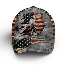 Load image into Gallery viewer, American Flag Bowling Hat for Men Women Custom Bowling Cap for Team Bowlers Gift  BDT430