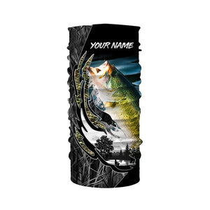 Largemouth Bass fishing Customize Name Personalized Bass Camo Shirts UV Protection TTN07