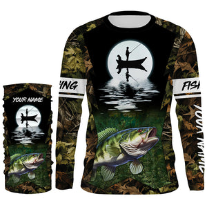 Bass Fishing Tournament Long Sleeve Performance Fishing UV Protection Shirts TTN111