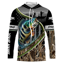 Load image into Gallery viewer, Peacock Bass Custom name Long Sleeve tournament Fishing jerseys Shirts for Fisherman TTN46