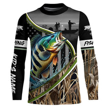 Load image into Gallery viewer, Peacock Bass Custom name Long Sleeve tournament Fishing jerseys Shirts for Fisherman TTN46