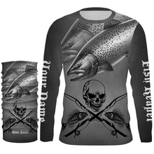 Load image into Gallery viewer, Chinook Salmon Fish Reaper Custom Long Sleeve Performance Fishing Shirts, Salmon Fishing Jerseys TTN77