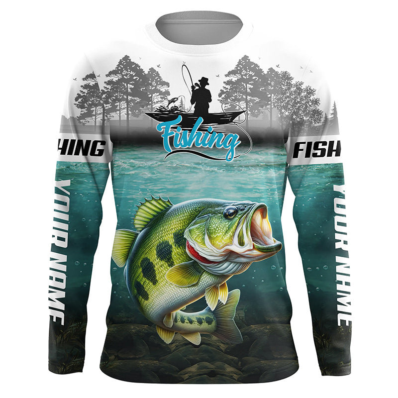 Bass fishing custom fishing apparel, Bass Fishing jerseys for Fisherman Bass Fishing - TTV42