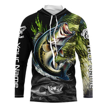 Load image into Gallery viewer, Largemouth Bass Fishing Scale Customize Name All Over Printed Shirts Personalized Fishing Gift TTV99