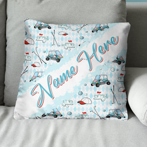 Customized Golf Pattern, Personalized Golf Decorative Pillows YYD0004