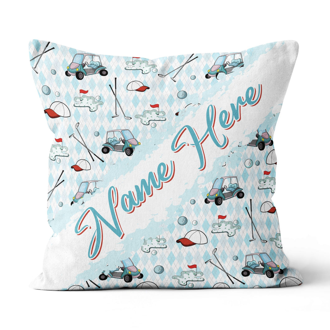 Customized Golf Pattern, Personalized Golf Decorative Pillows YYD0004