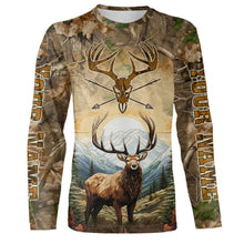 Load image into Gallery viewer, Personalized Deer Hunting 3D All Over Printed Shirts Custom Deer And Mountain Camo Shirt For Hunters YYD0054