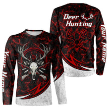 Load image into Gallery viewer, Personalized Deer Hunting Shirts Custom Camouflage Style Trendy Hunters Clothing For Men And Women | Red YYD0055