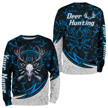 Load image into Gallery viewer, Personalized Deer Hunting Shirts Custom Camouflage Style Trendy Hunters Clothing For Men And Women | Blue YYD0056