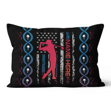 Load image into Gallery viewer, DNA Golfer Flag USA Custom Pillows YYD0012