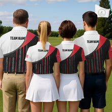 Load image into Gallery viewer, American Flag Golf Polo Shirts For Mens Custom Name, Patriotic Golf Gifts YYD0020