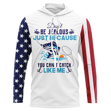 Load image into Gallery viewer, Don&#39;t be jealous American flag UV protection fishing jersey for fisherman A42