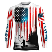 Load image into Gallery viewer, American Flag UV Protection Fishing Shirt Fishing Jersey For Fisherman A59