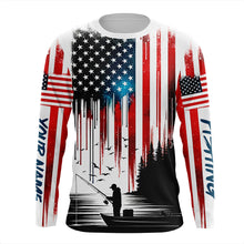 Load image into Gallery viewer, American Flag UV Protection Fishing Shirt Fishing Jersey For Fisherman A59