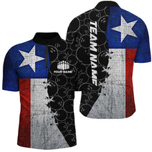 Load image into Gallery viewer, Vintage Texas Flag Custom Texas Bowling Team Shirts Tx Bowling League Outfits For Men And Women IPHW5481