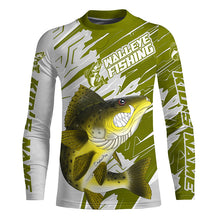 Load image into Gallery viewer, Angry Walleye Custom Long Sleeve Tournament Fishing Shirts, Walleye Fishing Jerseys IPHW6201