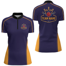 Load image into Gallery viewer, Custom Bowling League Shirts For Women, Personalized Bowling Team Jerseys IPHW5161