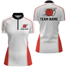 Load image into Gallery viewer, Custom Bowling League Shirts For Women, Personalized Bowling Team Jerseys IPHW5164