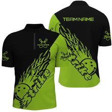 Load image into Gallery viewer, Custom Bowling Shirts For Men, Bowling Team Shirts Bowling Strike | Green IPHW5175