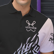 Load image into Gallery viewer, Green And Purple Custom Strike Bowling Polo Shirts For Men, Bowling Team Shirt Bowler Outfit IPHW8824