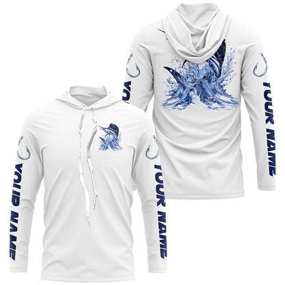 Sailfish Long Sleeve Fishing Shirts, Sailfish Custom Fishing Jerseys Saltwater Fishing Gifts IPHW6882
