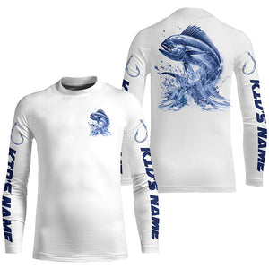 Mahi Mahi Long Sleeve Fishing Shirts, Mahimahi Custom Fishing Jerseys Saltwater Fishing Gifts IPHW6884