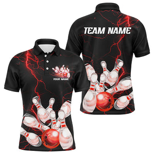 Customize Multi-Color Thunder Lightning Bowling Shirts For Men And Women, Strike Bowling Team Jerseys IPHW6587