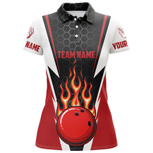 Load image into Gallery viewer, Bowling Shirts For Women Custom Team Name Strike Bowling Ball And Pins, Team Bowling Shirts IPHW4967