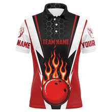 Load image into Gallery viewer, Bowling Shirts For Men Custom Name And Team Name Strike Bowling Ball And Pins, Team Bowling Shirts IPHW4967