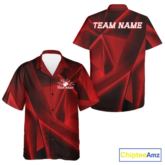 Red and black sports jersey with 'Team Name' and 'Your Name' text on a white background