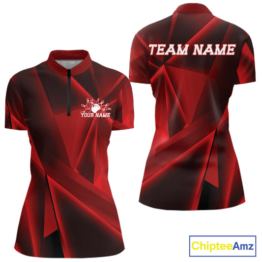 Red and black sports jersey with 'Team Name' and 'Your Name' text, ChipteeAmz brand visible.