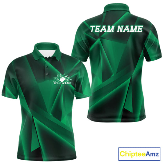 Green sports jersey with 'TEAM NAME' and 'Your Name' text on a white background, featuring the ChipteeAmz brand.