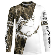 Load image into Gallery viewer, Sailfish Fishing Camo Custom Long Sleeve Fishing Shirts, Sailfish Tournament Fishing Jerseys IPHW5779